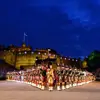 Massed Pds Diamond The Royal Edinburgh Military Tattoo Sky Edit