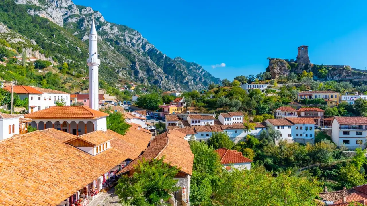 Kruja castle and bazaar