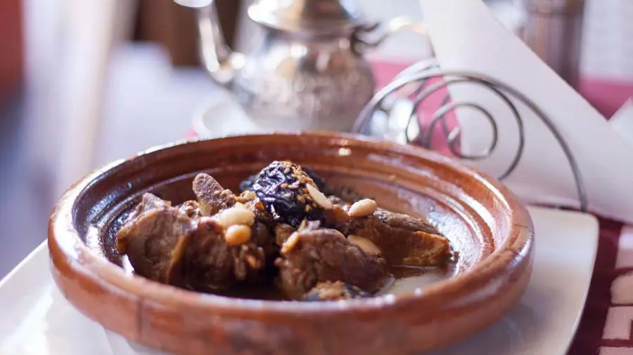 Gettyimages 689089162 Moroccan Lamb Tajine Dish