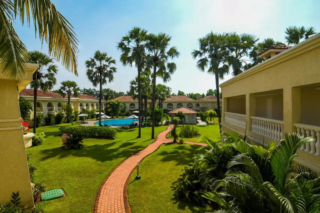 Zuri White Sands, Goa, view of the gardens and pool